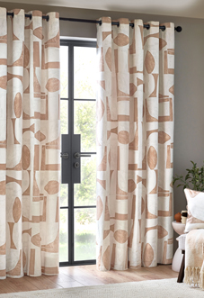Carro Eyelet, Clay - Ready Made Curtains
